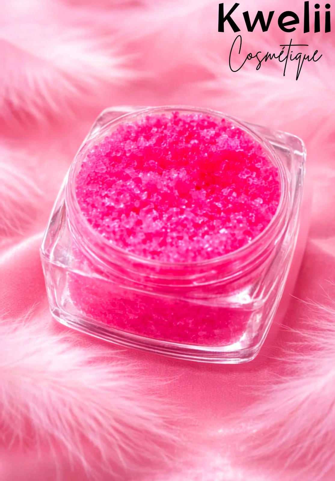 Gommage lèvre rose