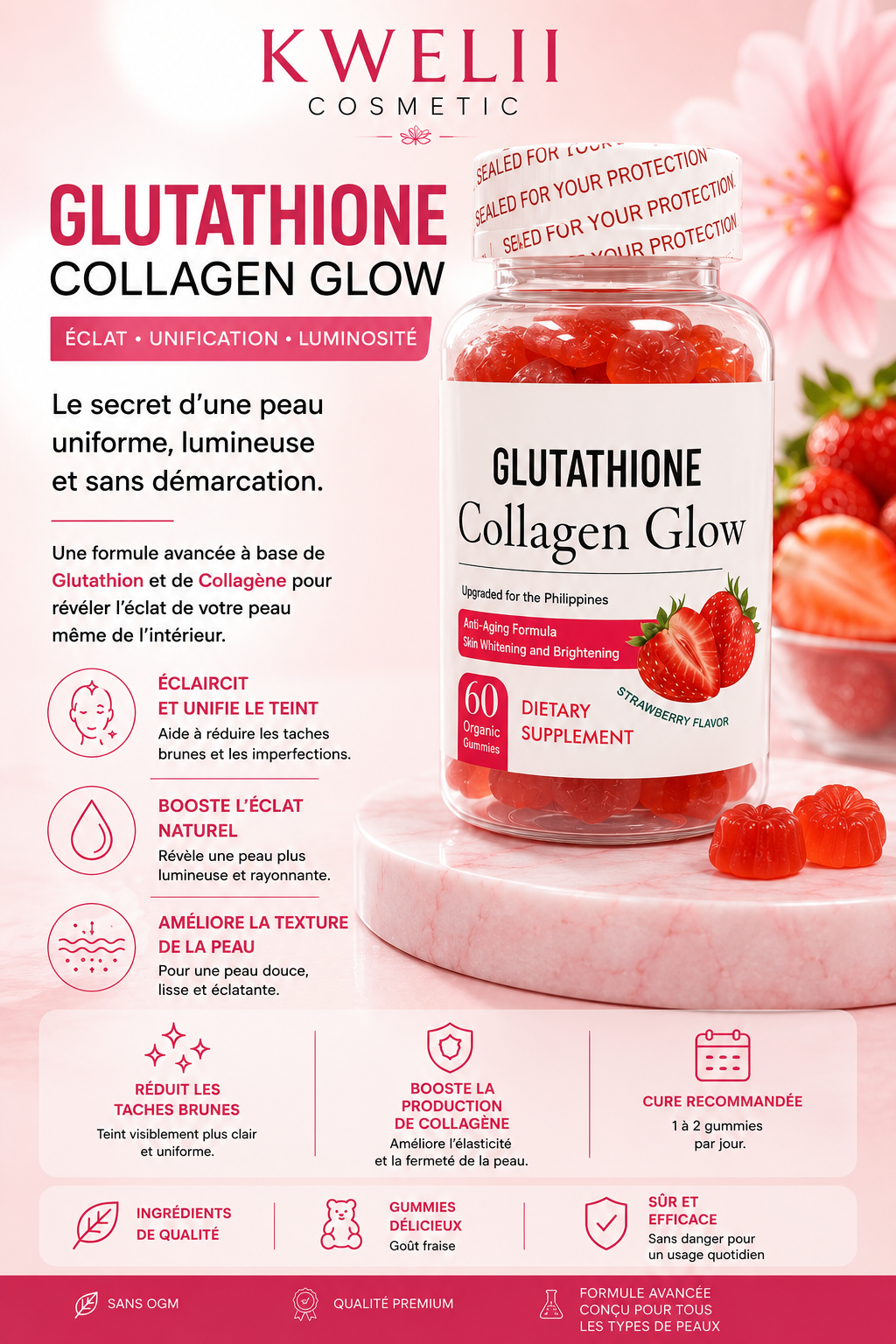 Gummies Collagène glow