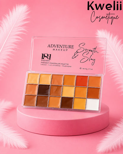 Palette Concealer Adventure 18 en 1