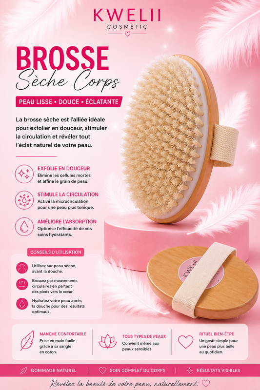Brosse sèche exfoliant